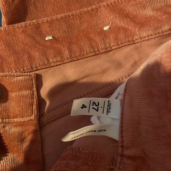 LOFT FINE WALE DUSTY PINK CORDUROY SKINNY PANTS PETITE SIZE 4/27 - Picture 3 of 3